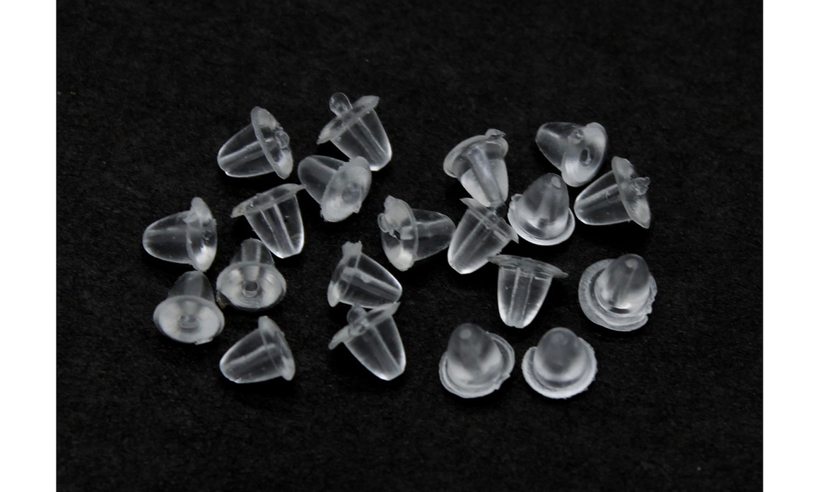 20 Pack Silicone Earring Backs - Primary Image