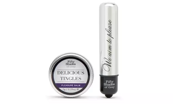 Fifty Shades of Grey Pleasure Overload Delicious Bullet and Tingles Kit - Second Medium