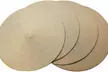 Fine Woven Placemats Dining Table Decor 15" Round Shape 8 Colors 4, 6, 8 PC Sets - Second Medium