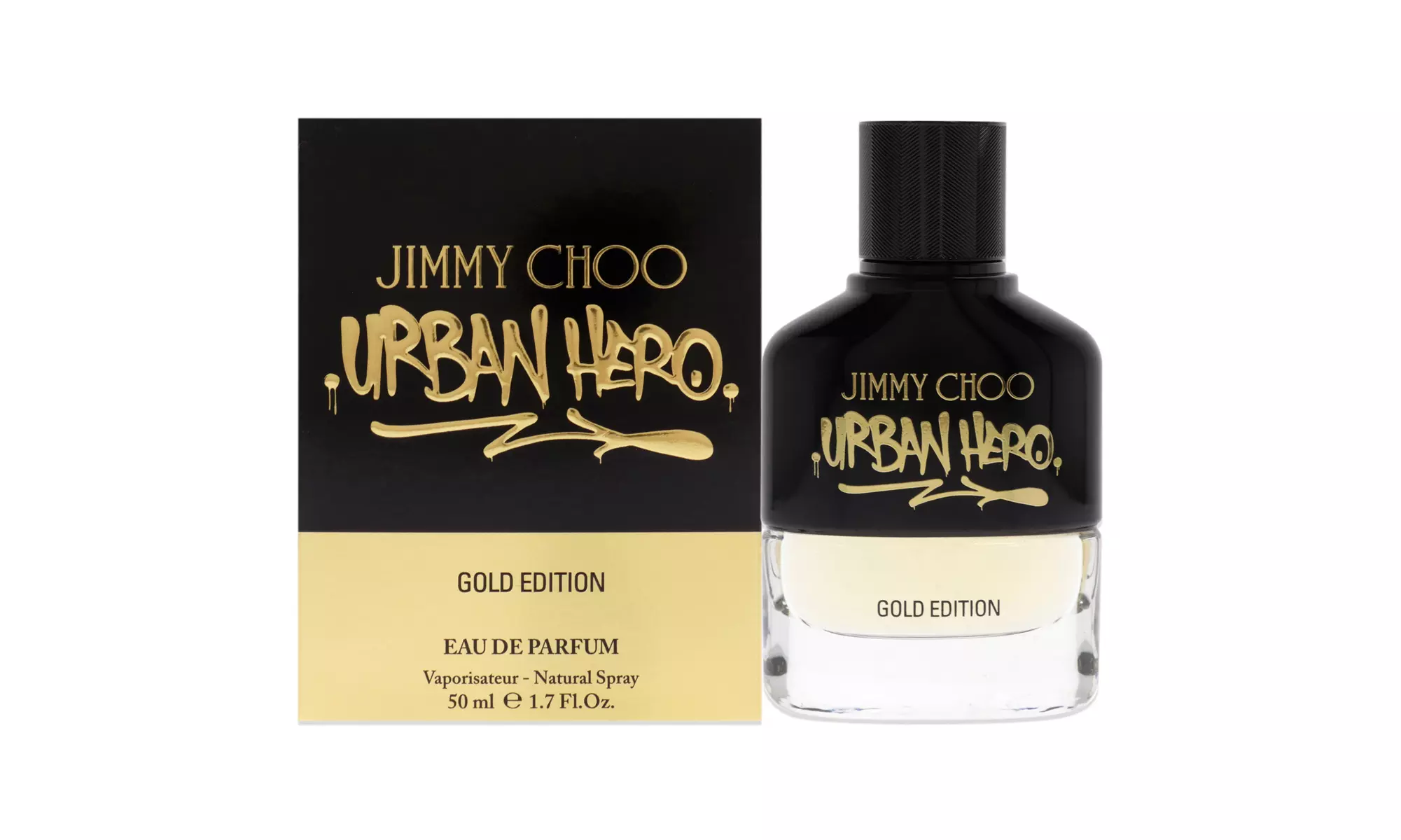 Jimmy Choo Urban Hero for Men 1.7 Oz EDP Spray (Gold Edition) - Primary Image