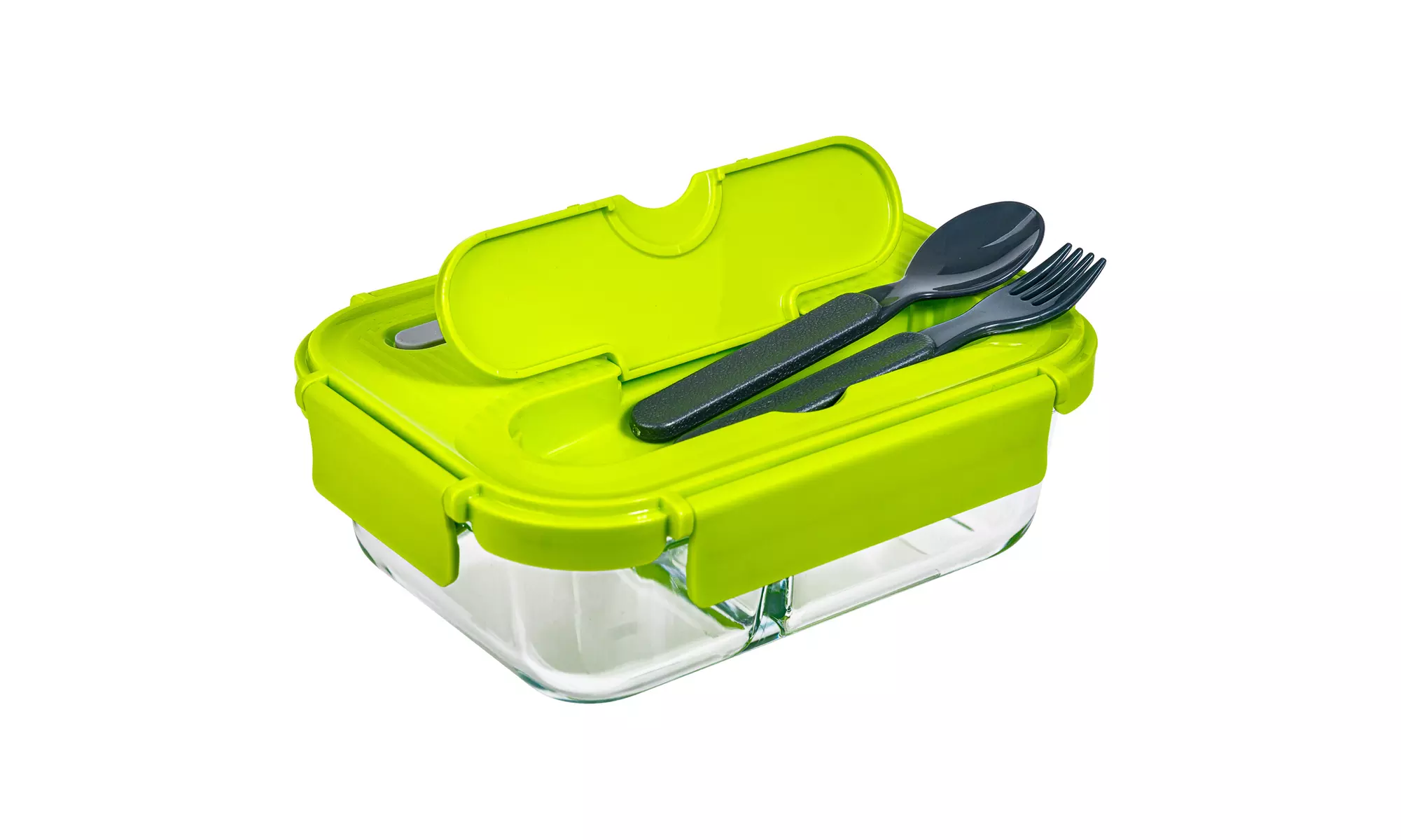 Borosilicate Glass Meal Prep Containers with Snap Locking Lids (1-3or 5 Pack)