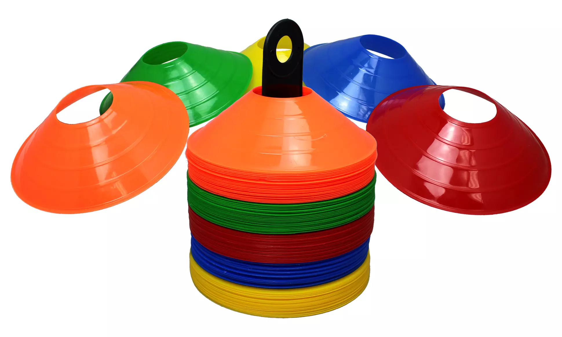 BlueDot Trading Soccer Disc Cones - Assorted Colors & Qty - Primary Image