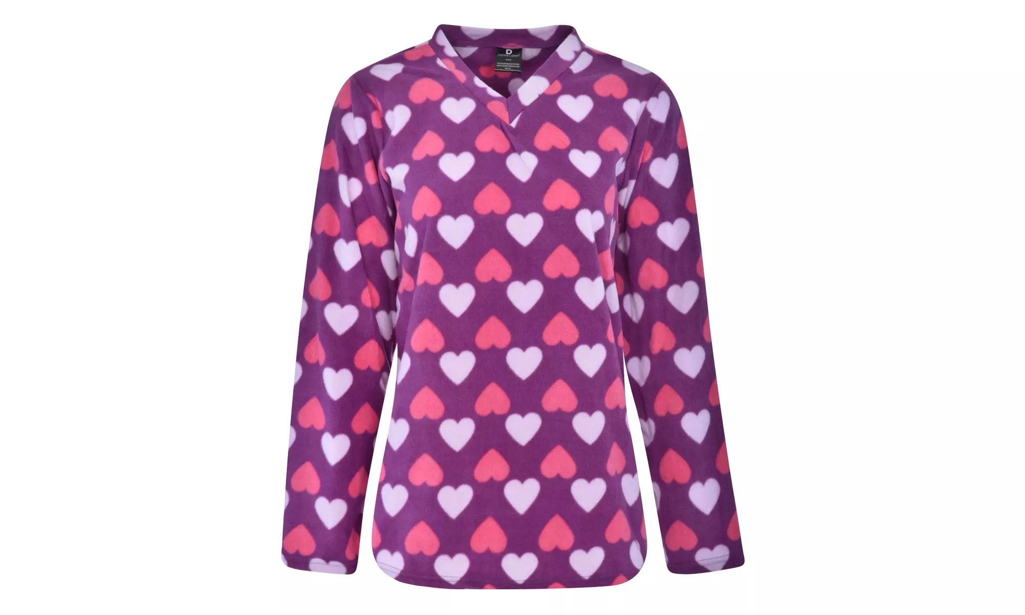 Donna L'oren Women's Fleece Pajamas Sets Many Prints Avail (Plus Size Available)