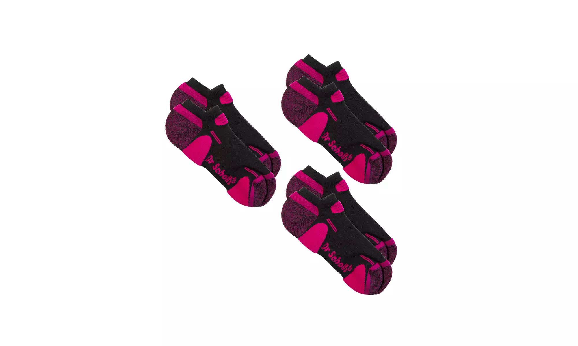 Dr. Scholls Women's Tri-Zone Comfort Low Cut Socks 3 Pack - 4-10 - Primary Image