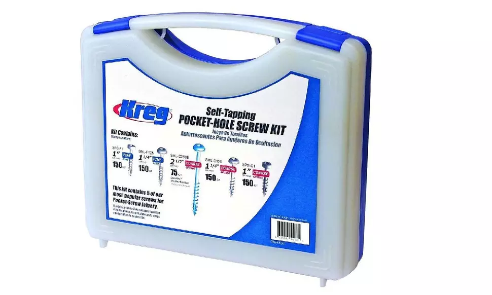 Kreg K5 Pocket-Hole Jig with Pocket-Hole Screw Project Kit in 5 Sizes - Second Medium