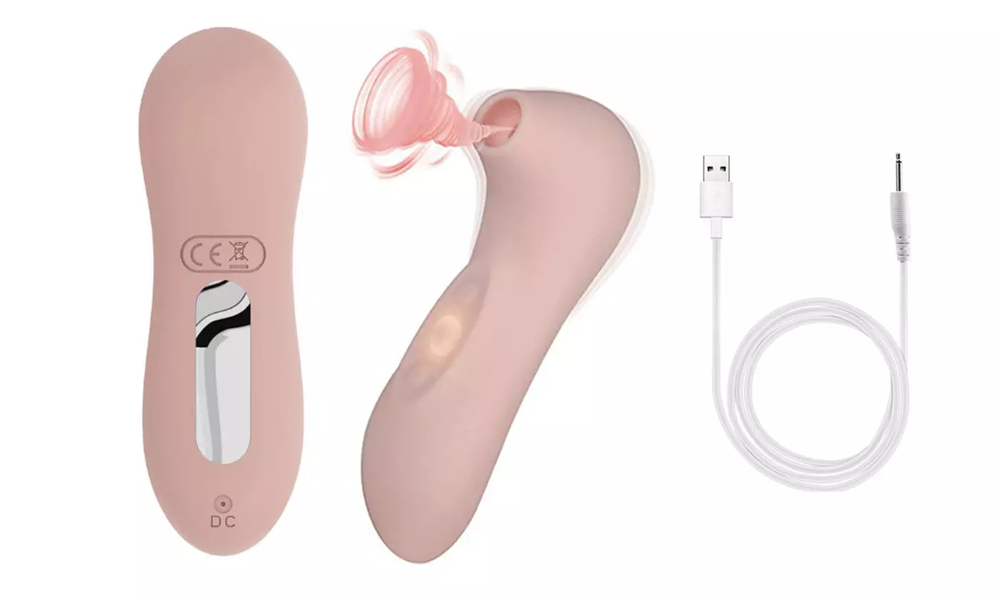 10 Frequency G-spot Stimulate Clitoral Suction Vibrator with Heating Shaft