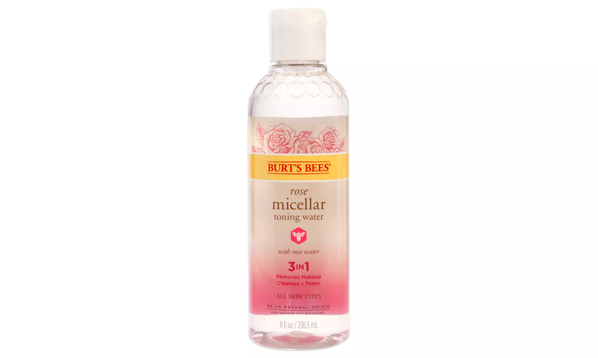 Burts Bees Rose Micellar Toning Water for Women - 8 oz Toner