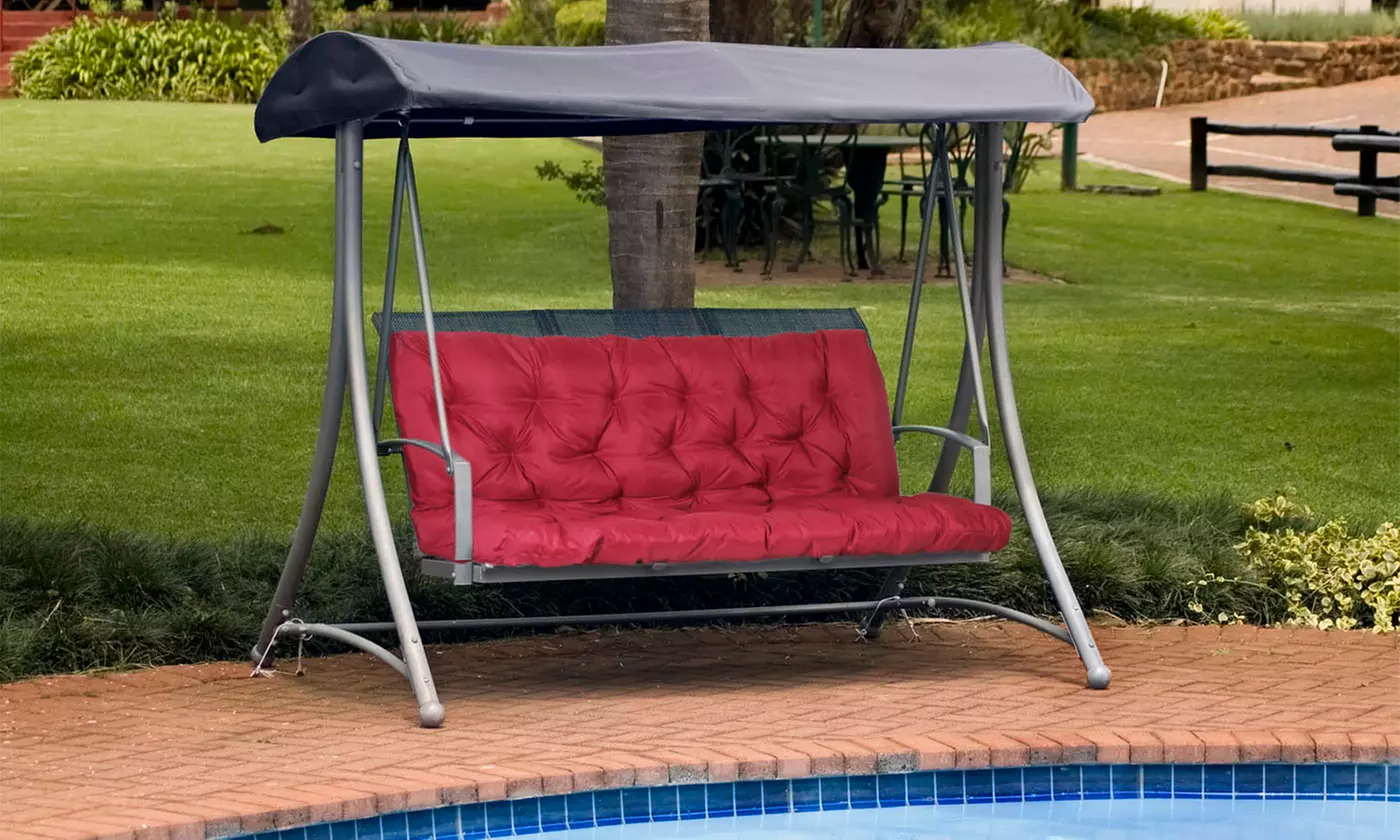 NewHome 2-3 Seater Outdoor Swing Cushion 59"x43" Padded Bench Seat