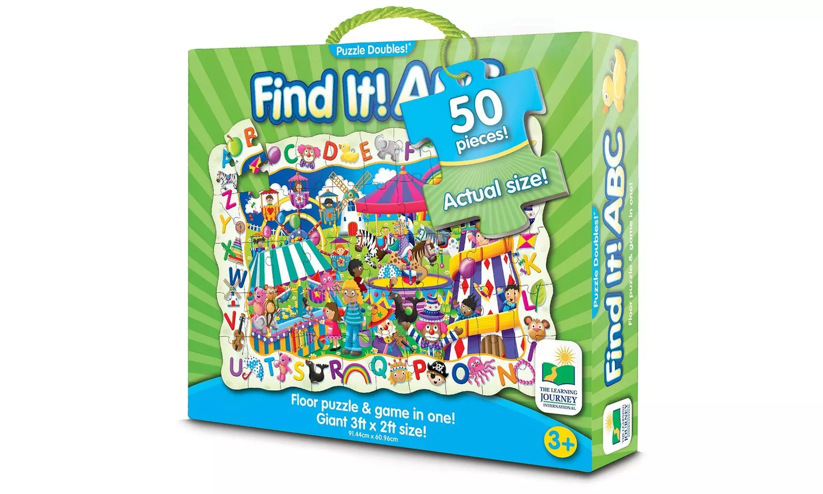 Learning Journey 696279 Puzzle Doubles Find It Abc - Primary Image
