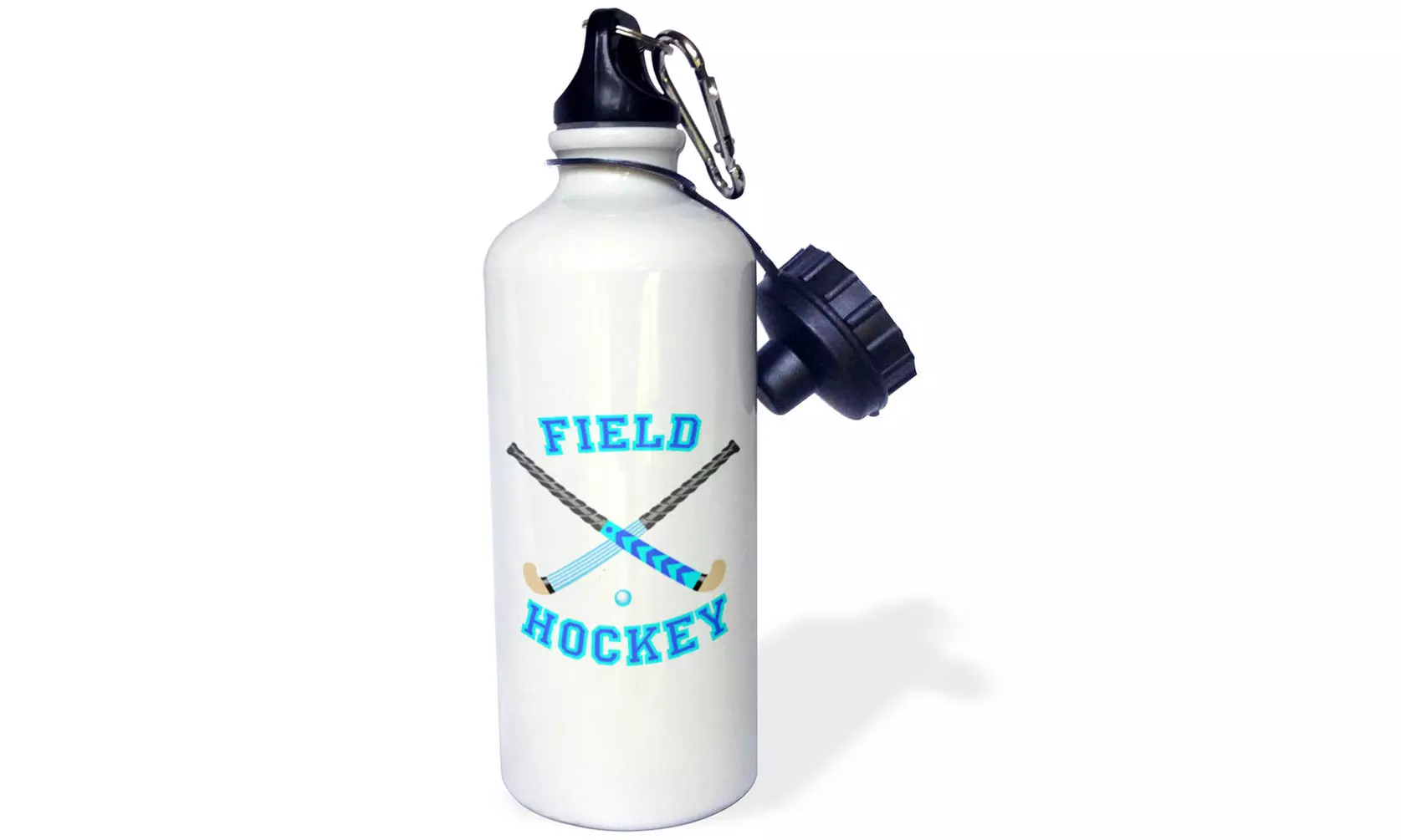  Water Bottle Blue And Aqua Field Hockey Sports Design  - Primary Image