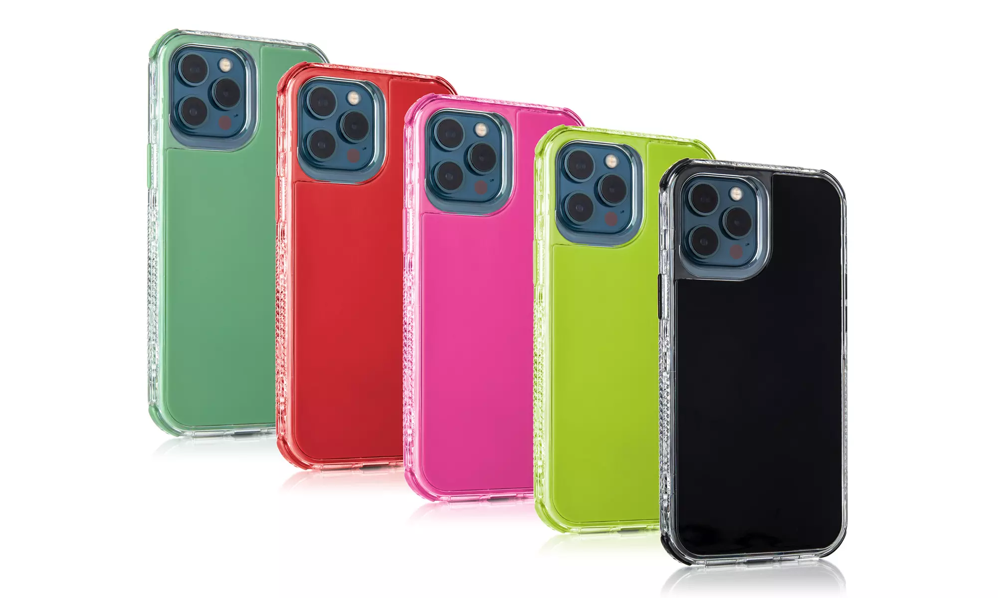 3 Layers Rugged Shockproof Cover Case for iPhone 12 Mini,12,12 Pro or 12 proMax - Primary Image