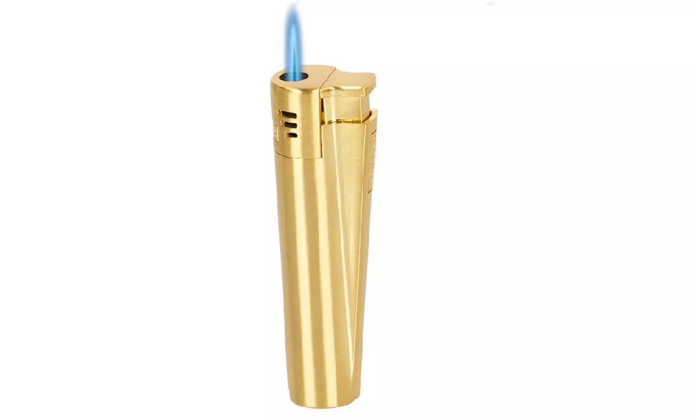 CLIPPER Jet Flame Torch Tobacco Cigarette Cigar Butane Gas Metal Lighter/GIFTBOX - Primary Image