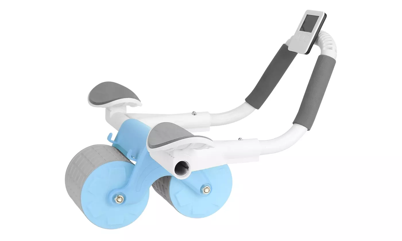 iMounTEK Ab Roller Wheel with Timer & Knee Mat Automatic Rebound Abdominal Wheel
