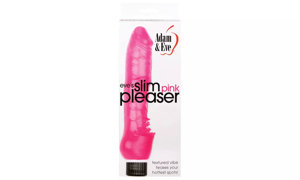 Adam & Eve Eves Slim Pink Pleaser - Pink - Primary Image