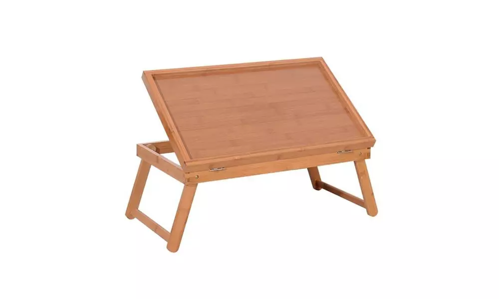 Bamboo Foldable Laptop Table/Breakfast Tray - Primary Image