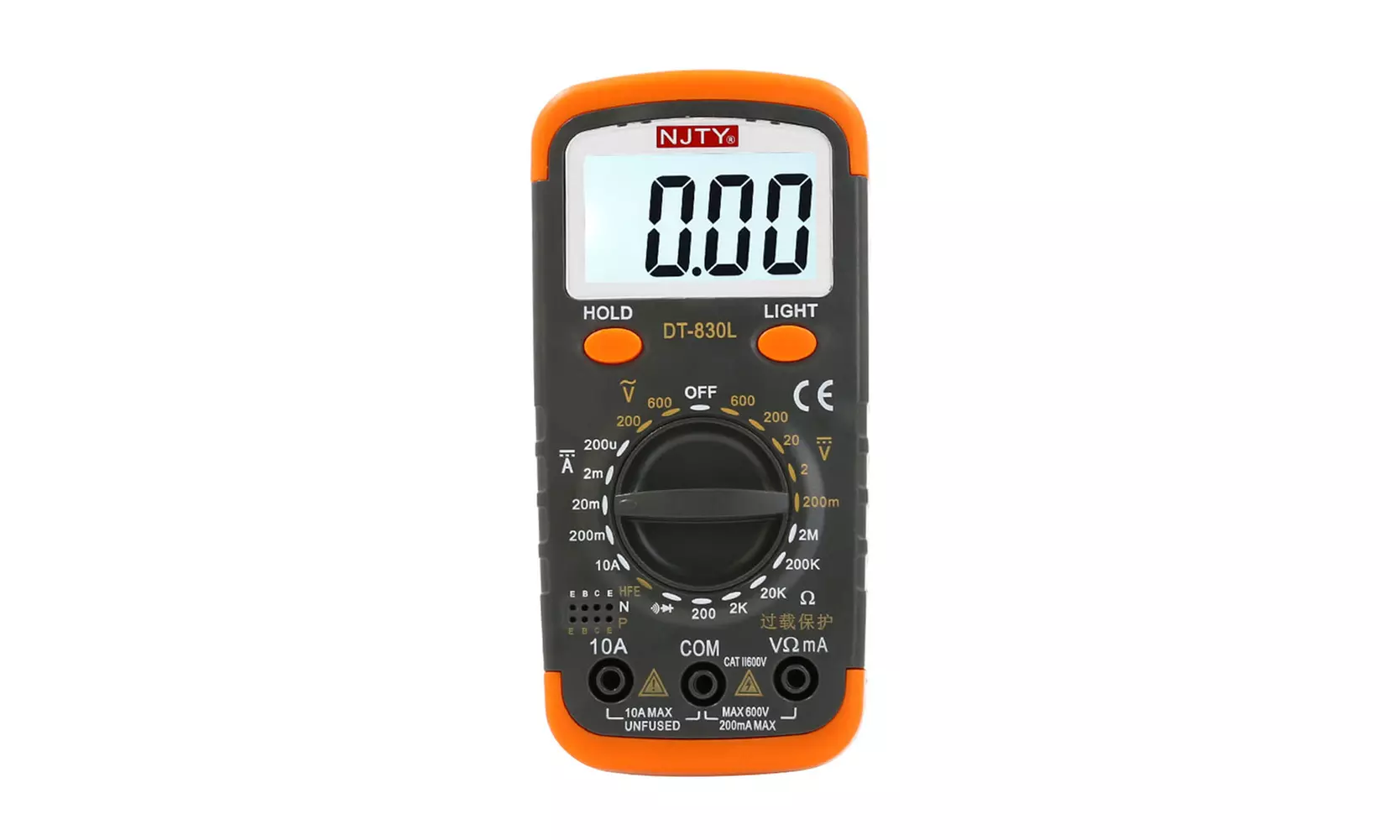 US 1-2 Pack Digital Capacitance Meter Capacitor Pro Tester LCD Backlight Display - Primary Image