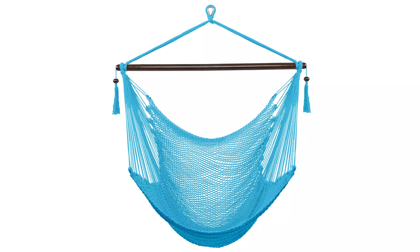 Light Blue Hammock Chair Swing Seat Hanging Chair - Primary Image