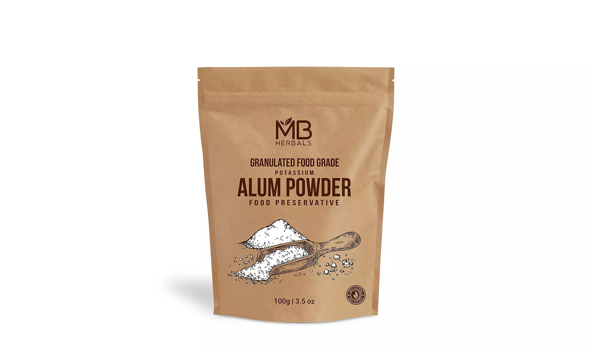 Granulated Potassium Alum Powder Purified Through Shodhan Granulated Powder - Primary Image