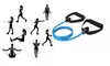 Exercise Band, Fitness Resistance Elastic Band with Foam Handles  