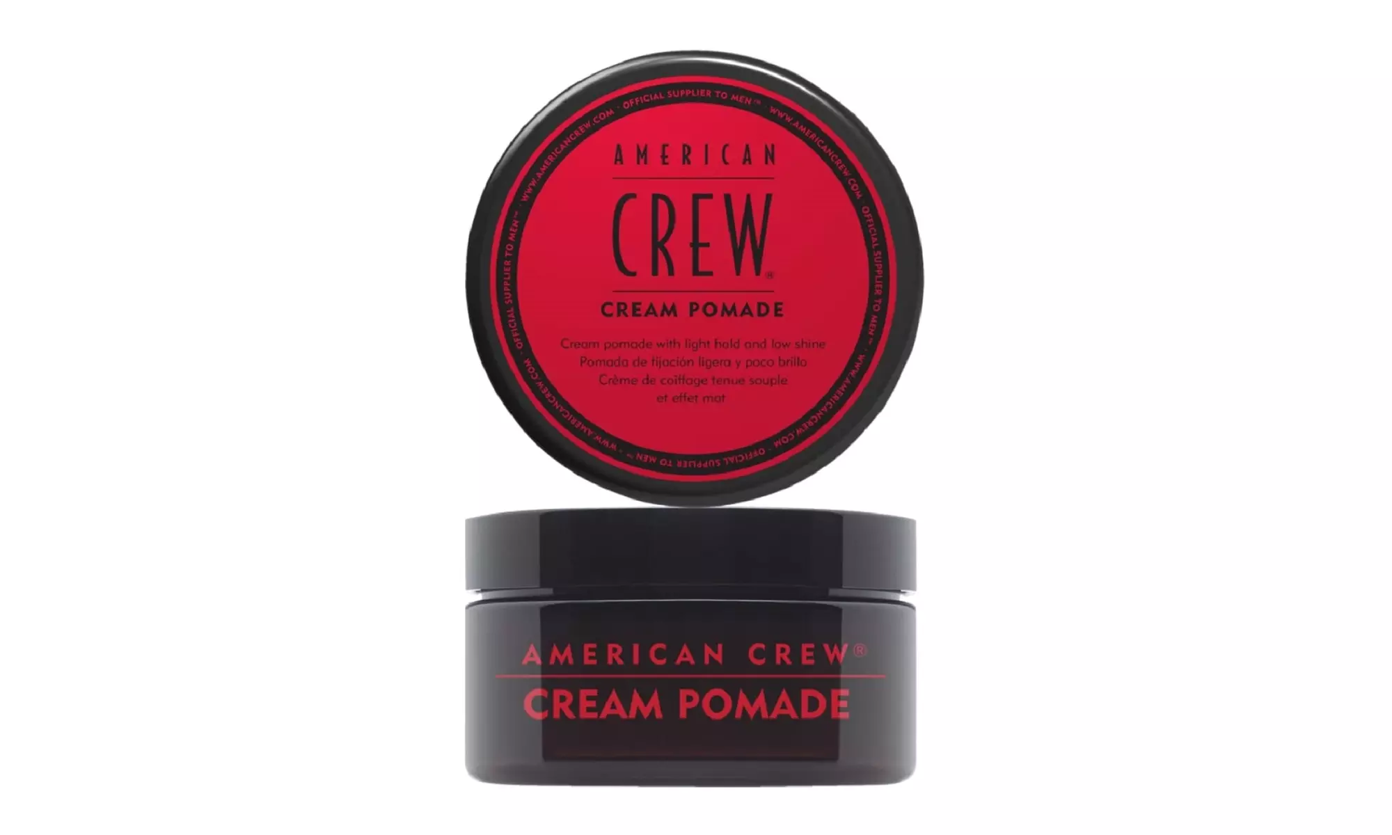 Men's Hair Pomade by American Crew (OLD VERSION), Like Hair Gel with Light Hold - Primary Image