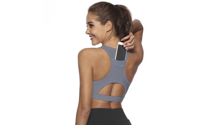 longline sports bra high impact