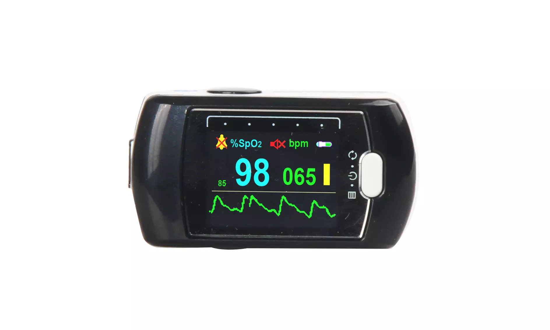 Fingertip Pulse Oximeter USB Blood Oxygen Heart Rate Monitor,Software - Primary Image