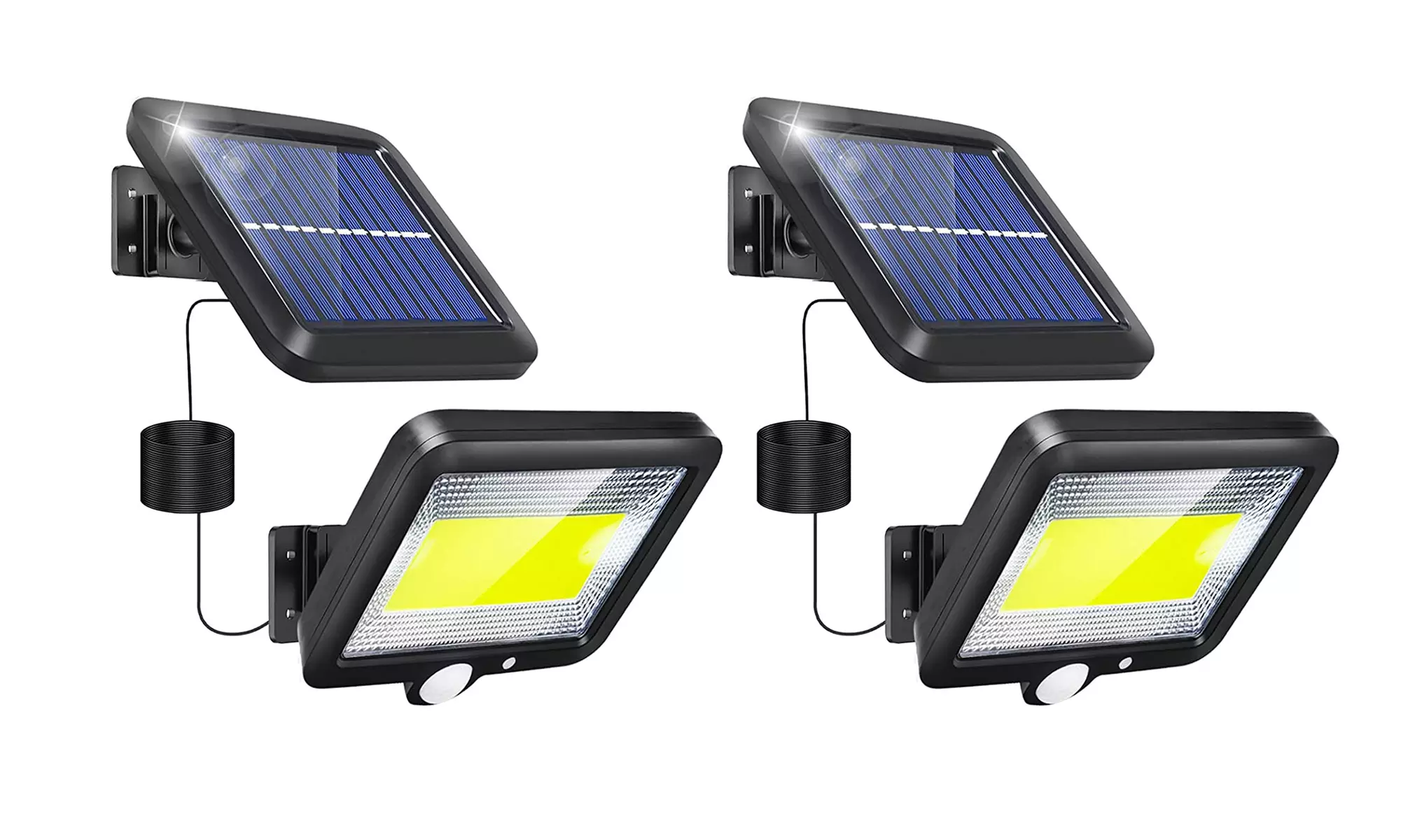 100 COB Leds Solar Lights Outdoor Motion Sensor Security Solar Powered Lights   - Primary Image