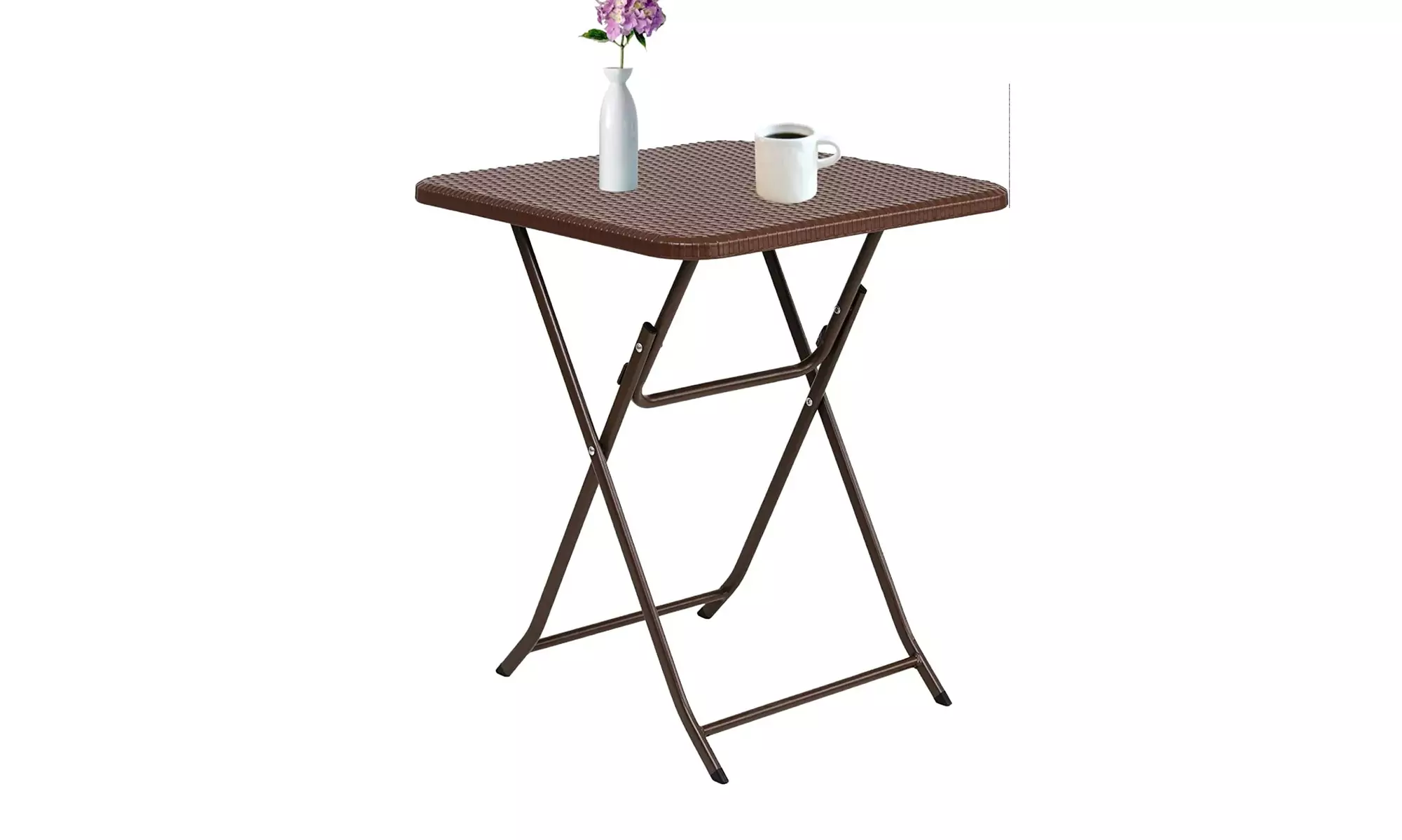 23.6 In. Patio Table, Small Plastic Folding Patio Table - Primary Image