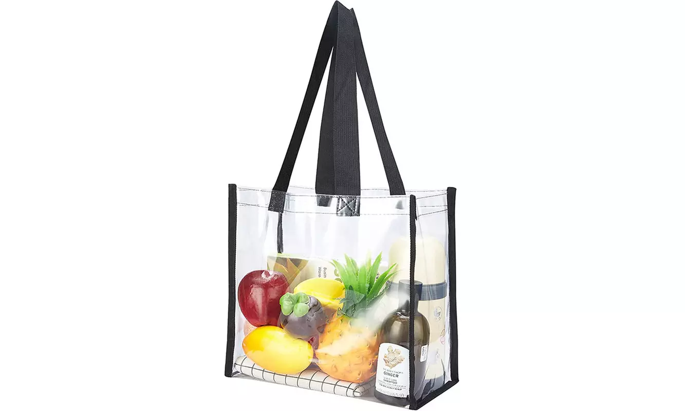 Stadium Approved Transparent See Through Clear Tote Bag - Primary Image
