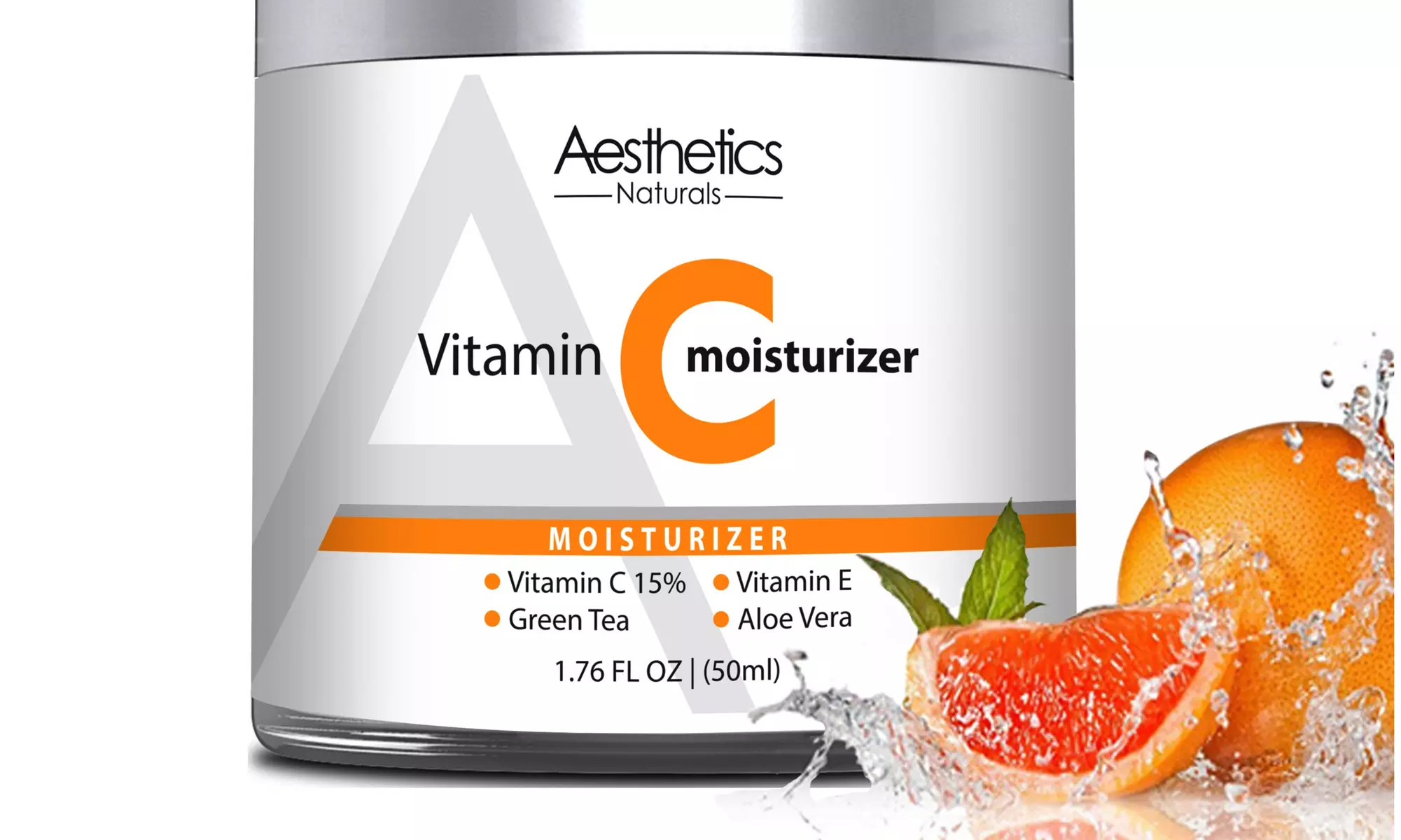 Aesthetics High Potency Anti-Aging Vitamin C Cream w/ Green Tea & Jojoba Oil - Primary Image