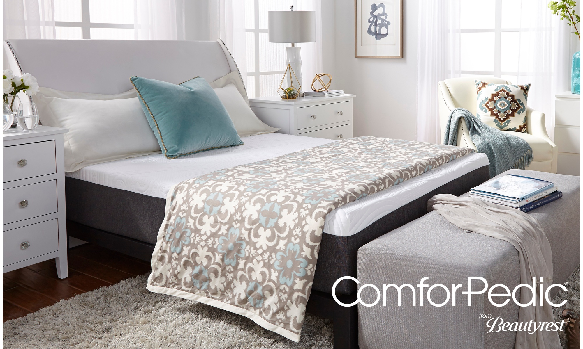 ComforPedic from BeautyRest 14" NRGel Memory Foam Mattress 