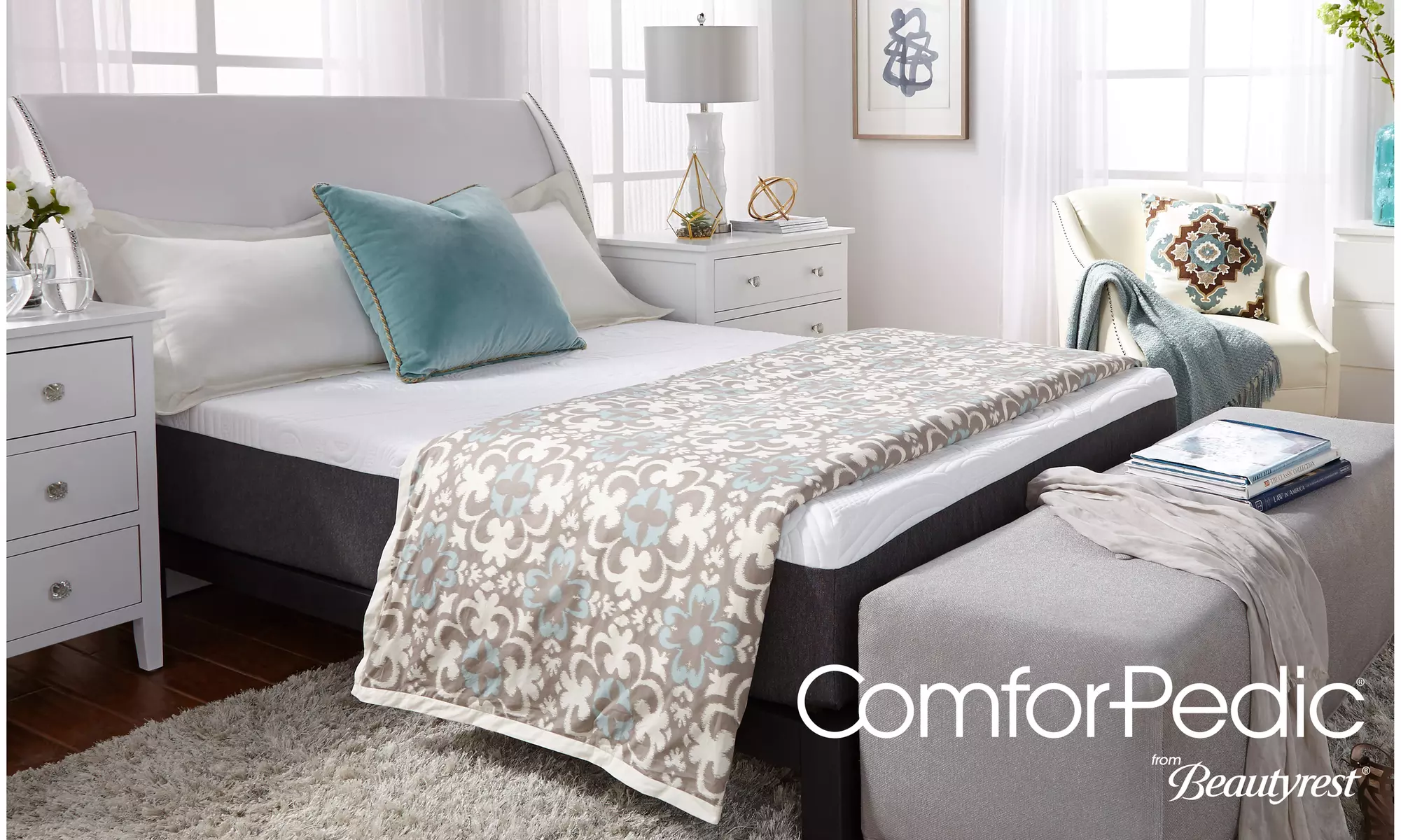 ComforPedic from BeautyRest 12" NRGel Memory Foam Mattress 