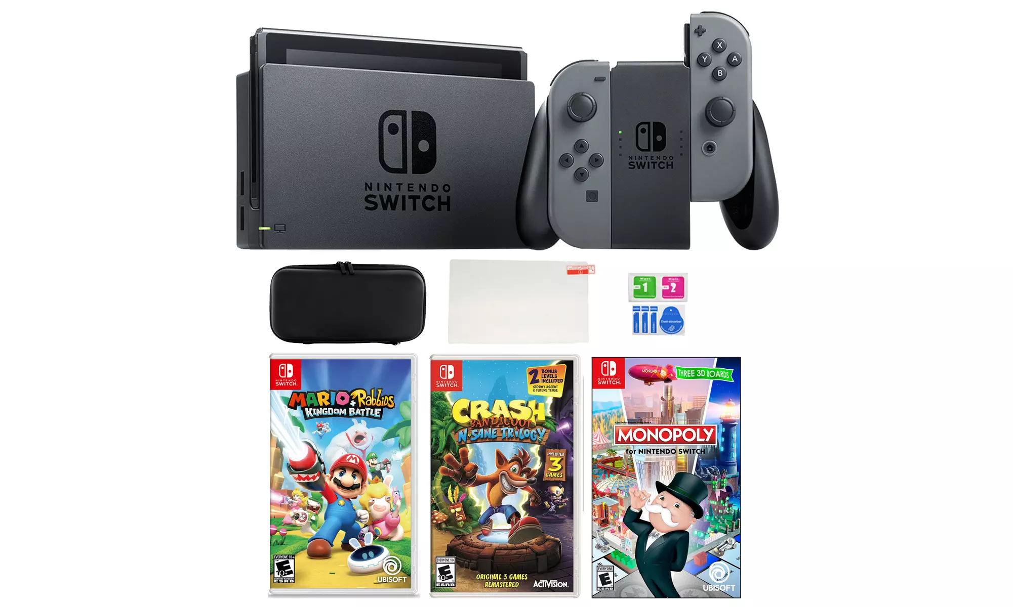 Monopoly Rabbids Nintendo Switch Lite Gray, Cr... | Groupon Goods