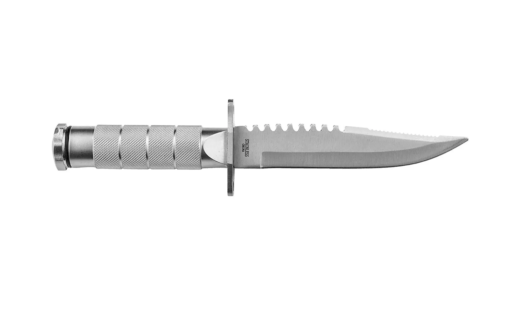 8" Survival Knife with a Compass and Survival Kit in a Nylon Pouch