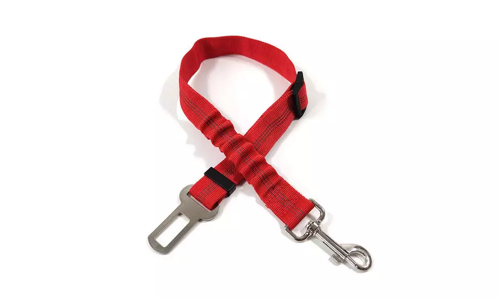 Dogs Seat Belt Vehicle Harness Headrest Restraint Adjustable Puppy Safety