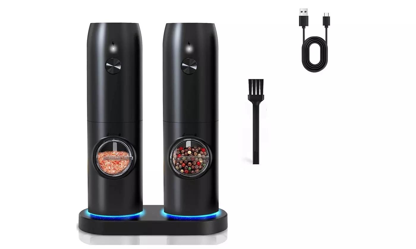 NewHome Electric Automatic Salt and Pepper Grinders 
