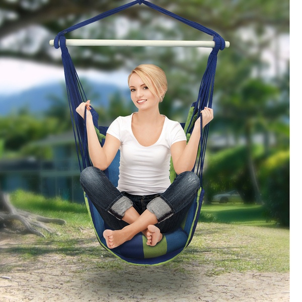 hanging rope hammock