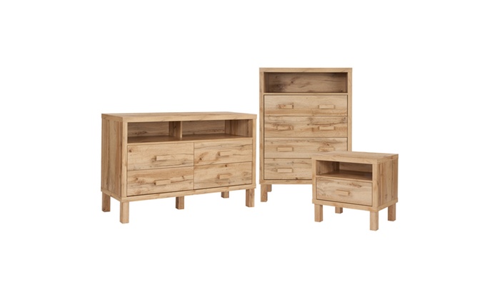 3pc Dresser And Nightstand Set Groupon