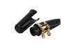 Alto Saxophone Mouthpiece Cap Ligature Black and Golden - Second Medium