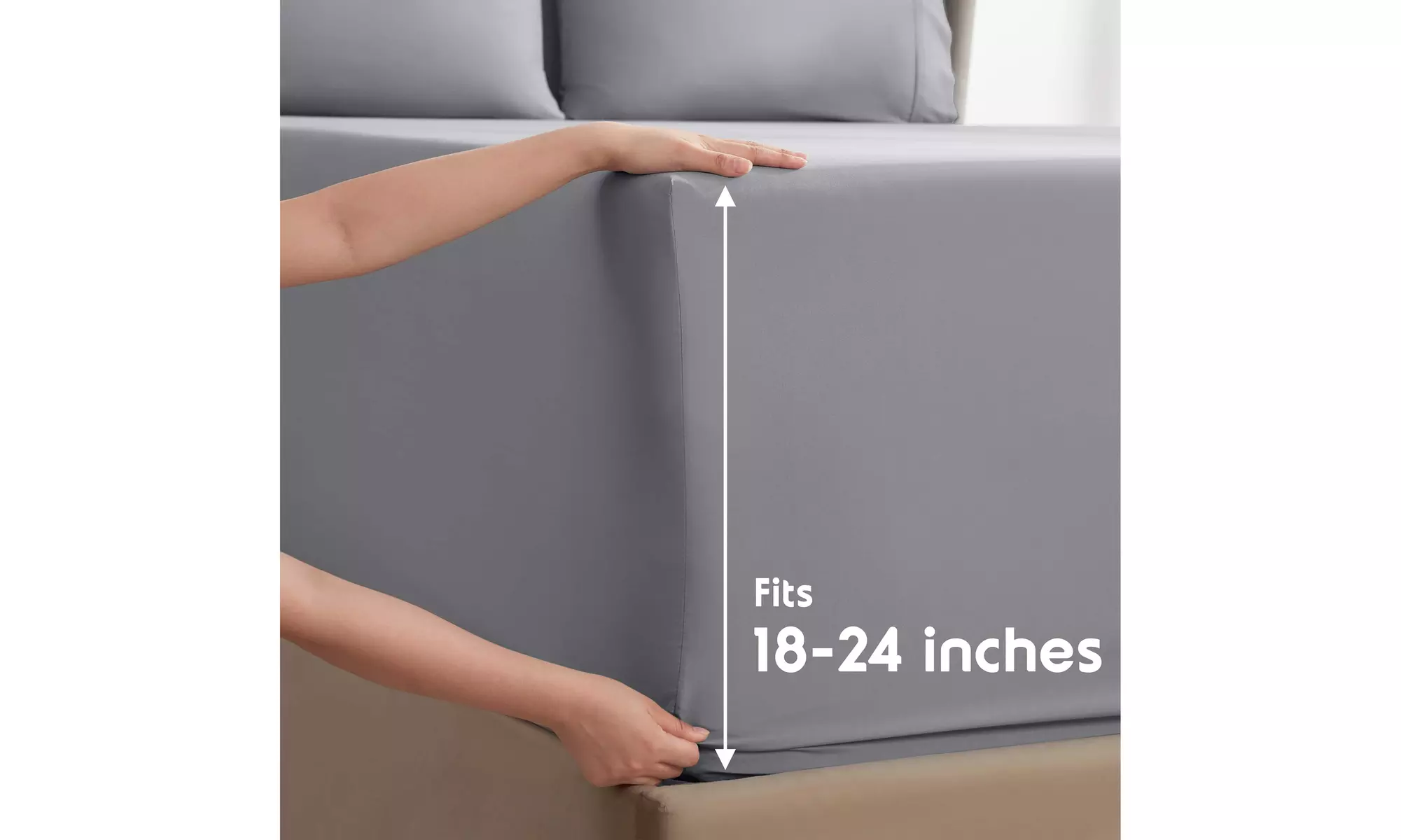 Nestl Split King Extra Soft Microfiber Deep Pocket Bed Sheet Set - 5 Piece