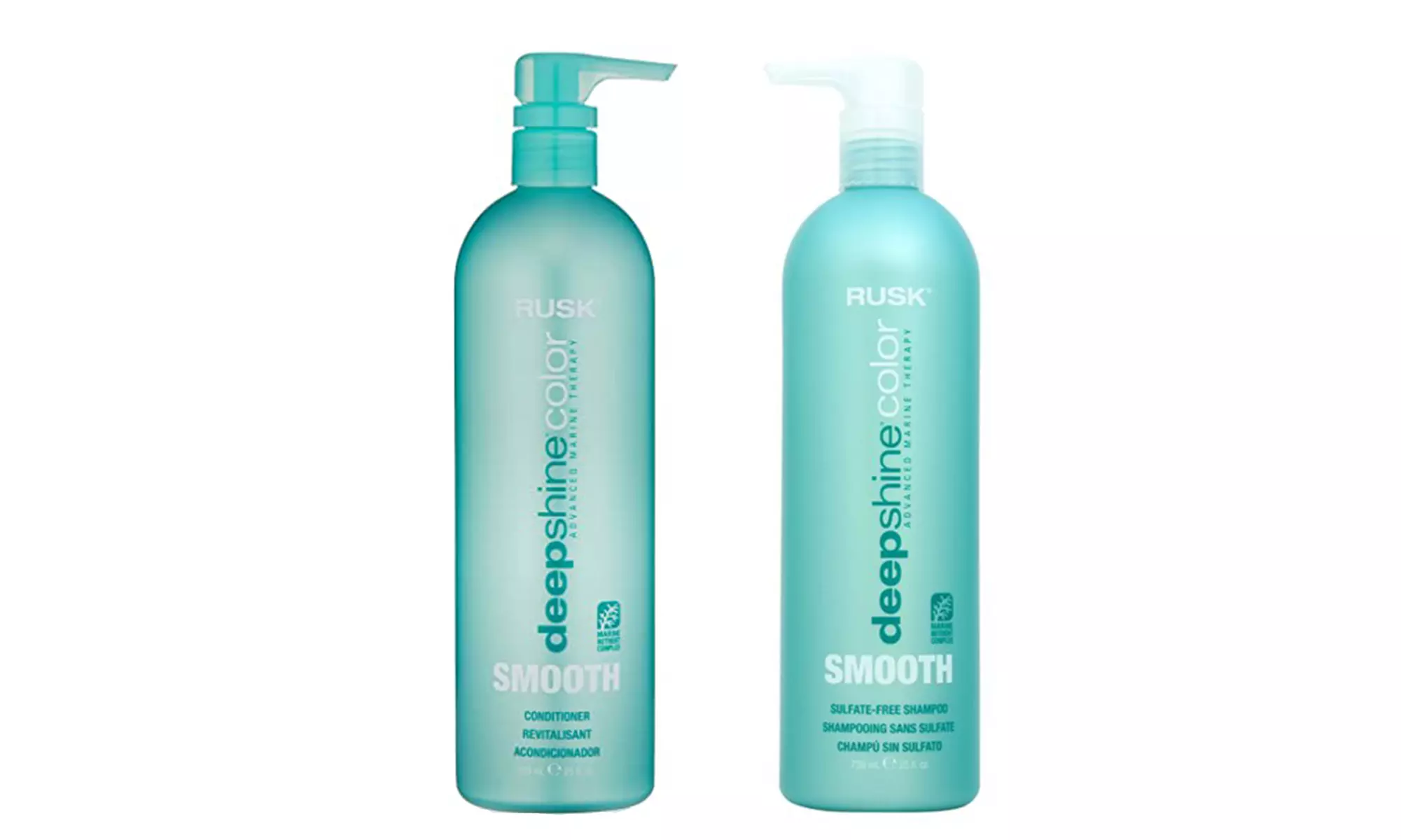 Rusk Deep shine Color Smooth Shampoo & Conditioner 25 oz - Primary Image