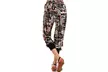 Blk/Wht Geometric Print Jogger - Second Medium
