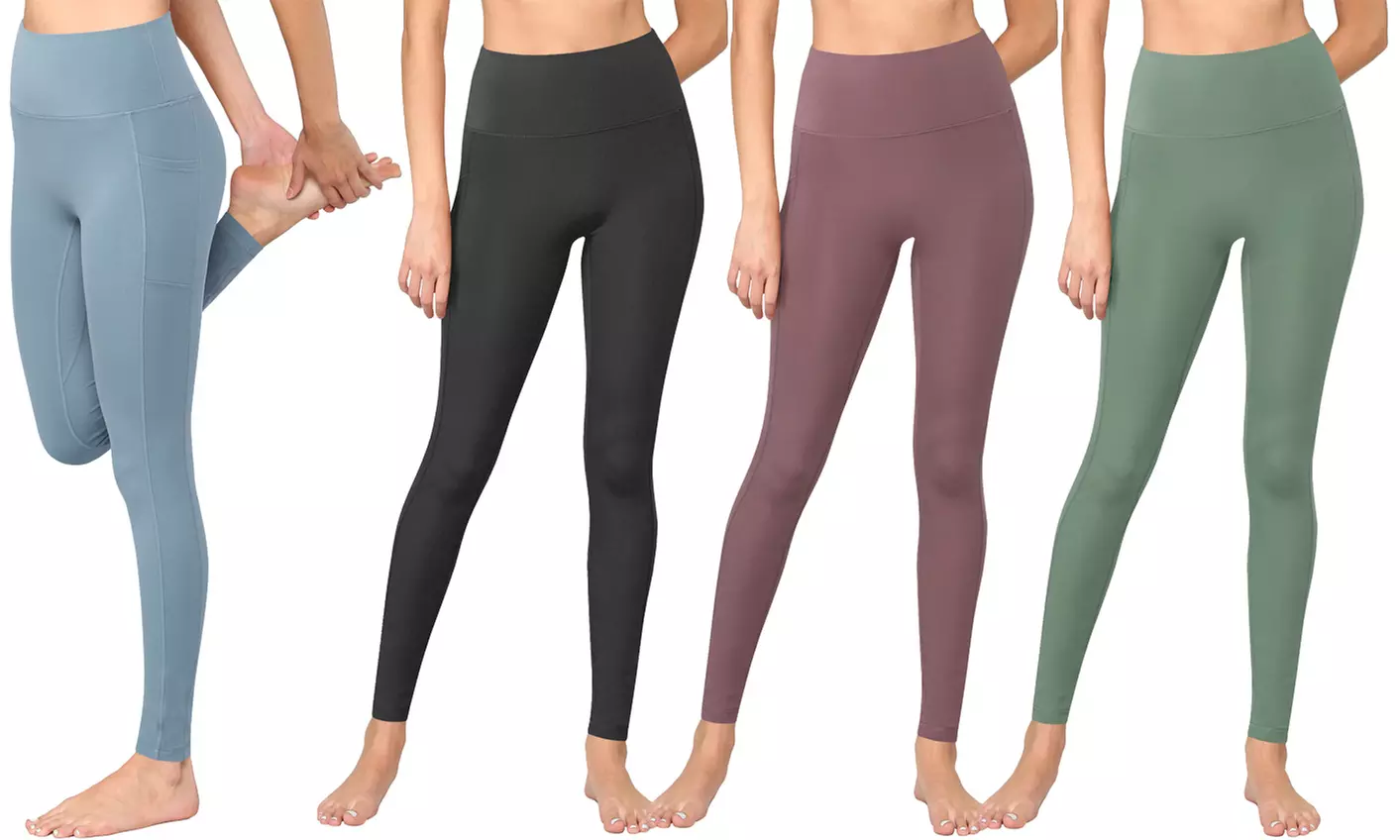 Lock & Love High Waist Tummy Control Phone Pocket Leggings - Primary Image