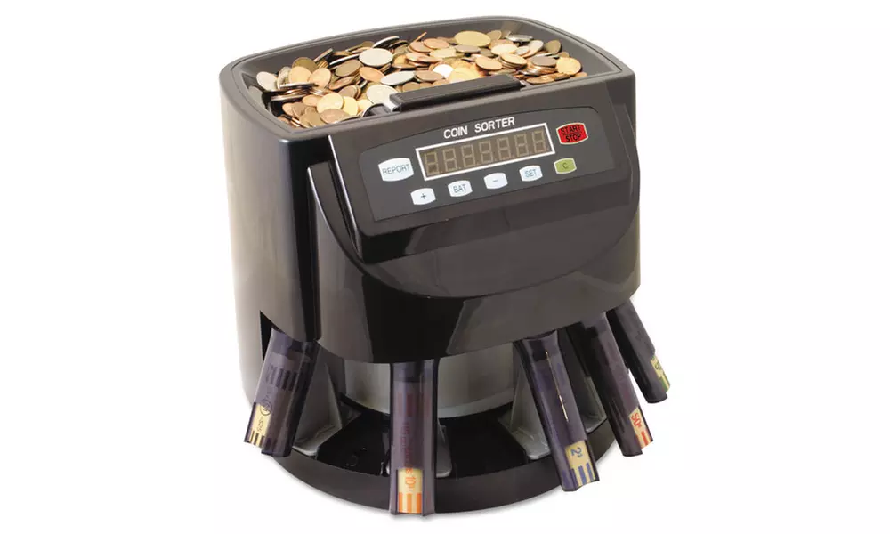 Mmf Industries Coin Counter/Sorter, Pennies Through Dollar Coins - Primary Image