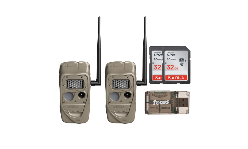 Cuddeback J 1521 Cuddelink Long Range Ir Trail Camera 2 Pack W Sd