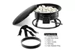 Portable Propane Outdoor Gas Fire Pit W/ Cover & Carry Kit 19-Inch 58,000 BTU - Second Medium