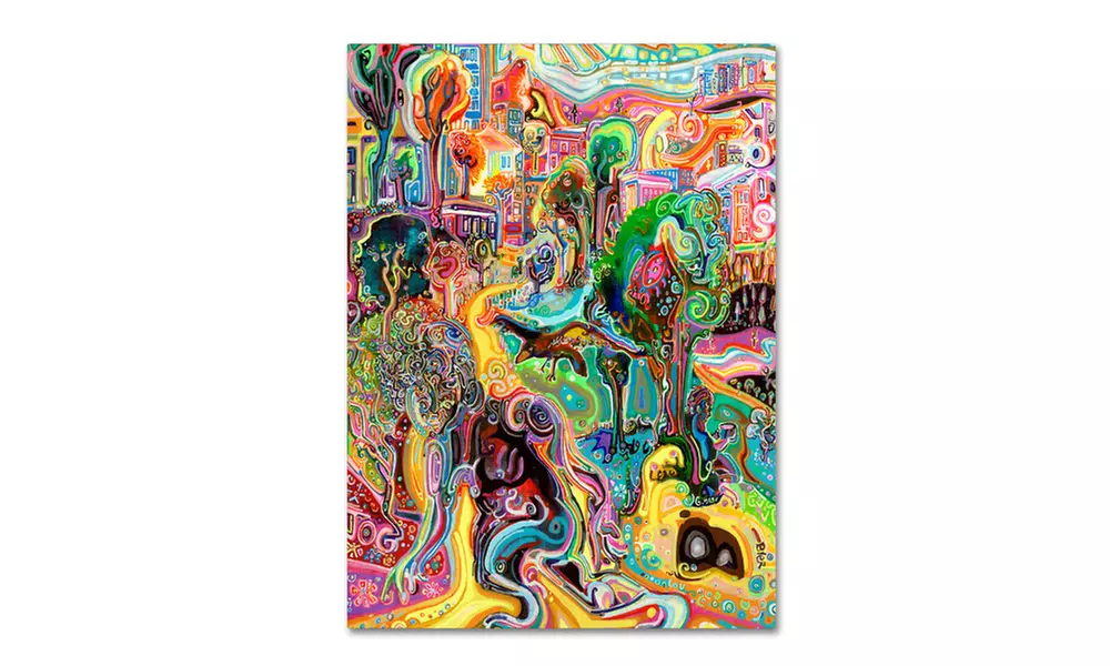 Josh Byer 'The Long Distance Runner' Canvas Art - Primary Image