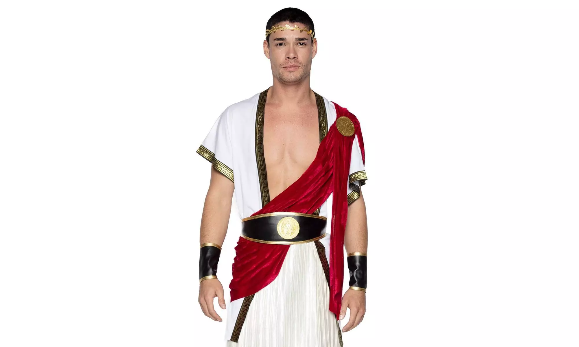 Leg Avenue Men's Julius Caesar Roman Emperor Halloween Costume - Primary Image