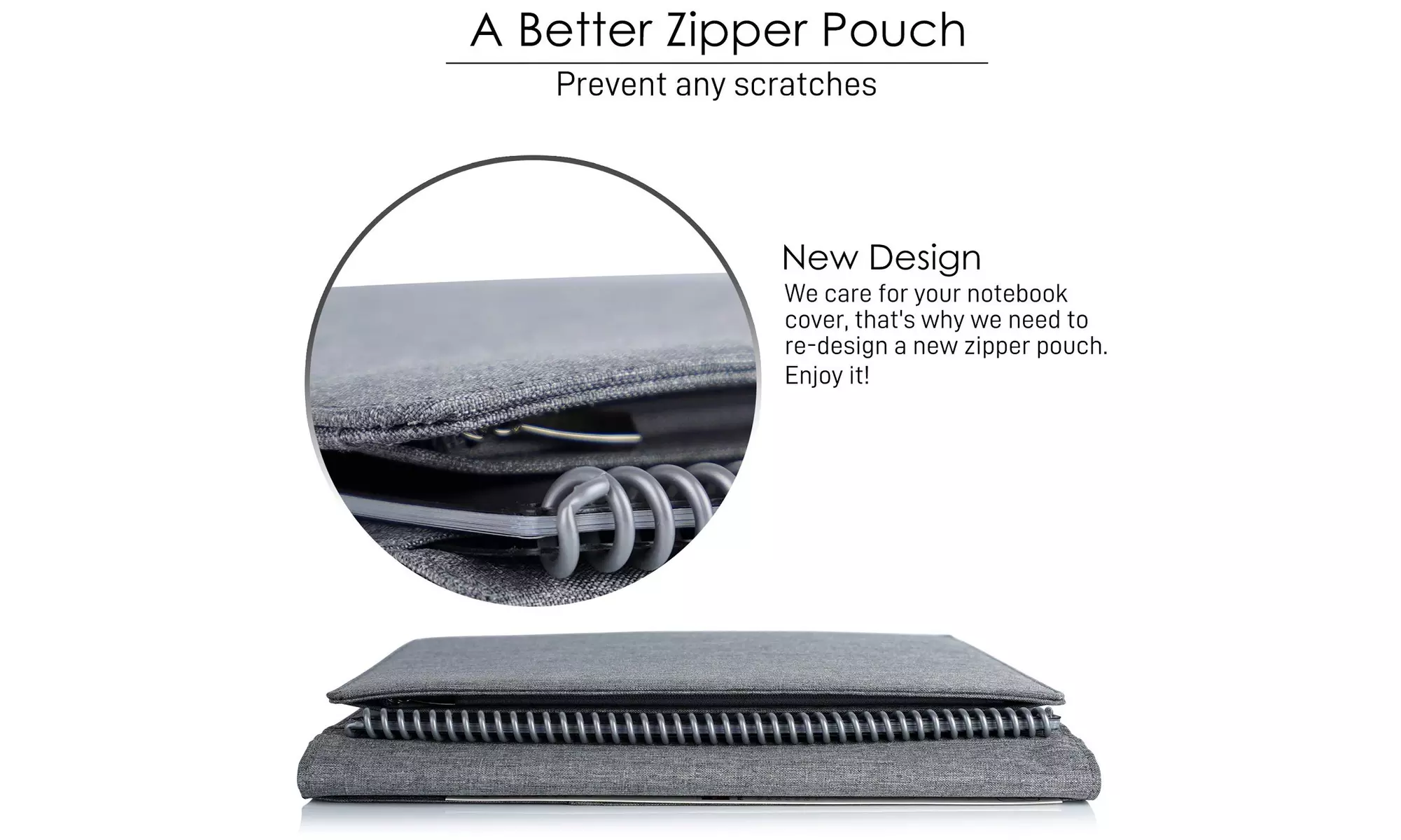 Folio Cover for Rocketbook Everlast Fusion - Letter Size, Waterproof Fabric - Second Medium
