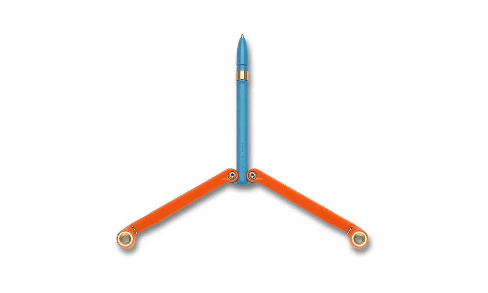 Spyderco BaliYo Heavy Duty Butterfly Pen (Orange/Blue) - Primary Image